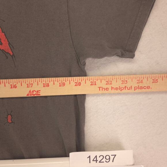 Metallica Band Crew Neck Graphic Short Sleeve T Shirt Mens Size Large L Gray - Picture 7 of 9